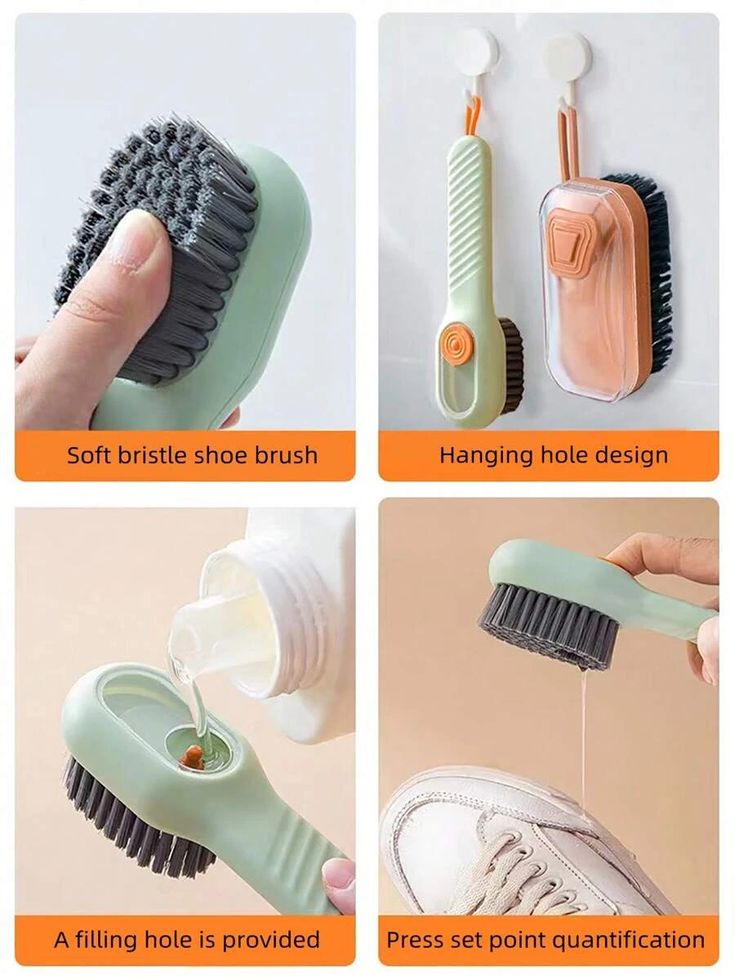 Multifunctional Liquid Dispenser Cleaning Brush