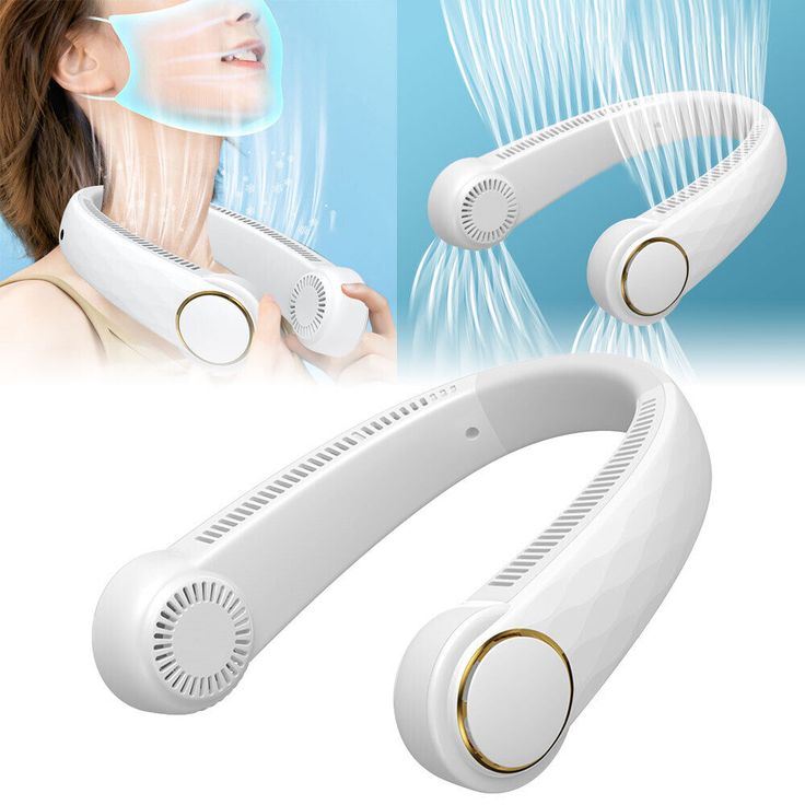 Portable neck fan