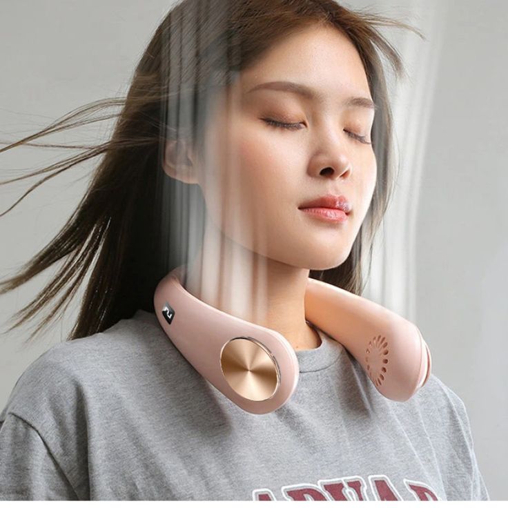 Portable neck fan