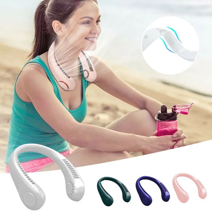 Portable neck fan