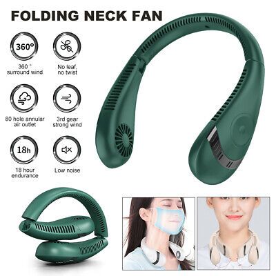 Portable neck fan